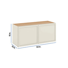Modernform Cabinet Slim Dove White 33" W X 15" H X 12" D Double Door Wall Cabinet