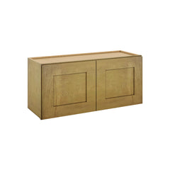 Modernform Cabinet Natural Shaker 33" W X 15" H X 12" D Double Door Wall Cabinet