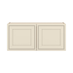 J&K Pearl Glazed H9 Double Door Wall Cabinet - 33" W x 15" H