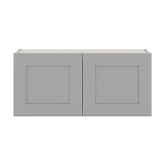 J&K Castle Grey S5 Double Door Wall Cabinet - 33" W x 15" H