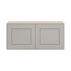 CNC Luxor 5-Piece Misty Grey 33" W X 15" H Double Door Wall Cabinet