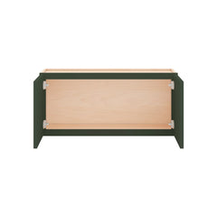Modernform Cabinet Slim Sage Green 33" W X 15" H X 12" D Double Door Wall Cabinet
