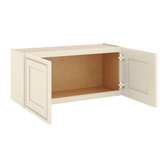 J&K Pearl Glazed H9 Double Door Wall Cabinet - 33" W x 15" H
