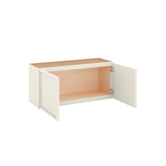 Modernform Cabinet Slim Dove White 33" W X 15" H X 12" D Double Door Wall Cabinet