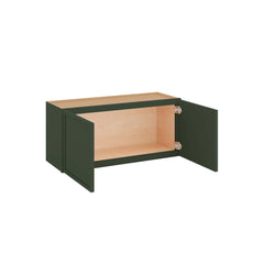 Modernform Cabinet Slim Sage Green 33" W X 15" H X 12" D Double Door Wall Cabinet