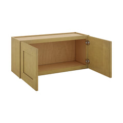 Modernform Cabinet Natural Shaker 33" W X 15" H X 12" D Double Door Wall Cabinet