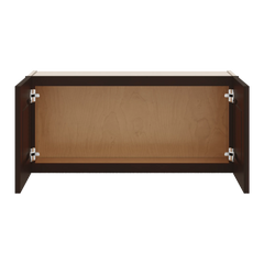 J&K Java Coffee S1 Double Door Wall Cabinet - 33" W x 15" H
