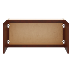 J&K Mahogany J5 Double Door Wall Cabinet - 33" W x 15" H