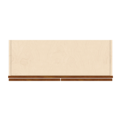 J&K Mocha Glazed K10 Double Door Wall Cabinet - 33" W x 15" H