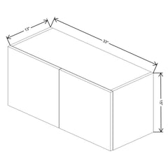 Fabuwood Illume Tuscany Nocce 3  15" High Wall