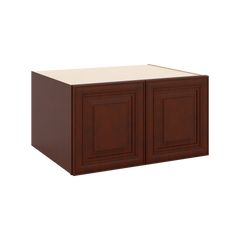J&K Mahogany J5 Refrigerator Wall Cabinet - 33" W x 18" H x 27" D