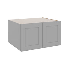 J&K Castle Grey S5 Refrigerator Wall Cabinet - 33" W x 18" H x 27" D