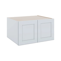 J&K White Shaker S8 Refrigerator Wall Cabinet - 33" W x 18" H x 27" D