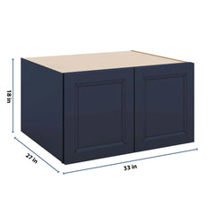 J&K Naval B7 Refrigerator Wall Cabinet - 33" W x 18" H x 27" D
