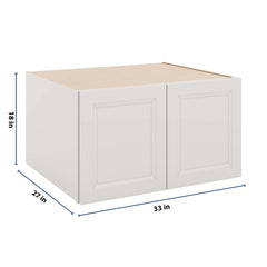 J&K Pure B5 Refrigerator Wall Cabinet - 33" W x 18" H x 27" D