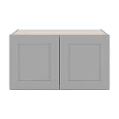 J&K Castle Grey S5 Refrigerator Wall Cabinet - 33" W x 18" H x 27" D
