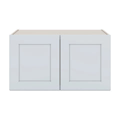 J&K White Shaker S8 Refrigerator Wall Cabinet - 33" W x 18" H x 27" D