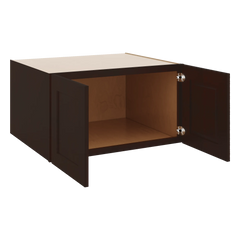 J&K Java Coffee S1 Refrigerator Wall Cabinet - 33" W x 18" H x 27" D