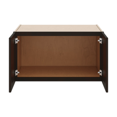J&K Espresso K8 Refrigerator Wall Cabinet - 33" W x 18" H x 27" D