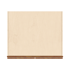 J&K Mocha Glazed K10 Refrigerator Wall Cabinet - 33" W x 18" H x 27" D