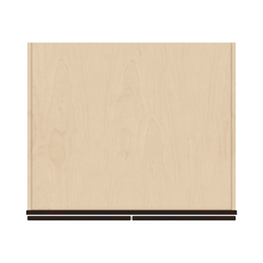 J&K Espresso K8 Refrigerator Wall Cabinet - 33" W x 18" H x 27" D