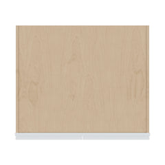 J&K White Shaker S8 Refrigerator Wall Cabinet - 33" W x 18" H x 27" D
