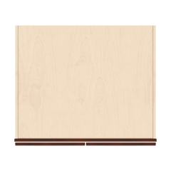 J&K Mahogany J5 Refrigerator Wall Cabinet - 33" W x 18" H x 27" D