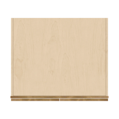 J&K Butterscotch B8 Refrigerator Wall Cabinet - 33" W x 18" H x 27" D