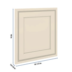 J&K Pearl Glazed H9 Dummy Door Panel 16 1/2" W x 18" H