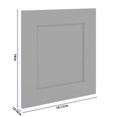 J&K Castle Grey S5 Dummy Door Panel 16 1/2" W x 18" H