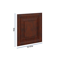 J&K Mahogany J5 Dummy Door Panel 16 1/2" W x 18" H