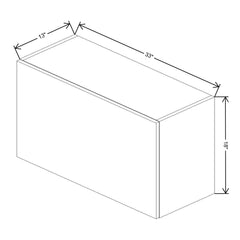 Fabuwood Illume Tuscany Nocce 3  18" High Lift Up Wall