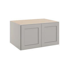 CNC Luxor 5-Piece Misty Grey 33" W X 18" H X 24" D Double Door Wall Cabinet
