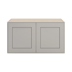 CNC Luxor 5-Piece Misty Grey 33" W X 18" H X 24" D Double Door Wall Cabinet