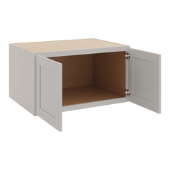 CNC Luxor 5-Piece Misty Grey 33" W X 18" H X 24" D Double Door Wall Cabinet