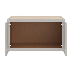 CNC Luxor 5-Piece Misty Grey 33" W X 18" H X 24" D Double Door Wall Cabinet