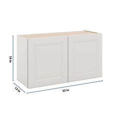 J&K Pure B5 Double Door Wall Cabinet - 33" W x 18" H