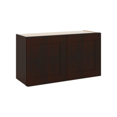 J&K Java Coffee S1 Double Door Wall Cabinet - 33" W x 18" H