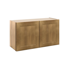J&K Butterscotch B8 Double Door Wall Cabinet - 33" W x 18" H
