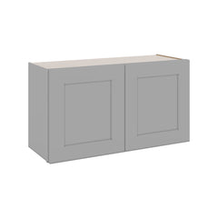J&K Castle Grey S5 Double Door Wall Cabinet - 33" W x 18" H