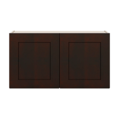J&K Java Coffee S1 Double Door Wall Cabinet - 33" W x 18" H