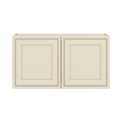J&K Pearl Glazed H9 Double Door Wall Cabinet - 33" W x 18" H
