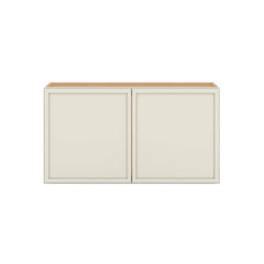 Modernform Cabinet Slim Dove White 33" W X 18" H X 12" D Double Door Wall Cabinet