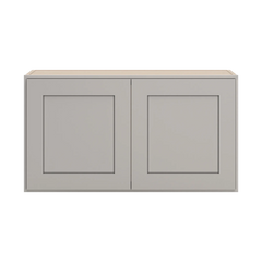 CNC Luxor 5-Piece Misty Grey 33" W X 18" H Double Door Wall Cabinet