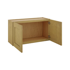Modernform Cabinet Natural Shaker 33" W X 18" H X 12" D Double Door Wall Cabinet