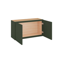 Modernform Cabinet Slim Sage Green 33" W X 18" H X 12" D Double Door Wall Cabinet