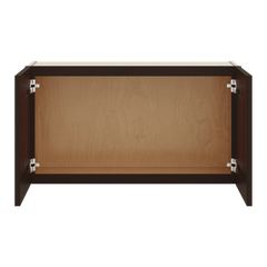 J&K Java Coffee S1 Double Door Wall Cabinet - 33" W x 18" H