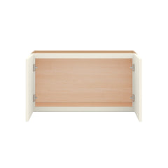 Modernform Cabinet Slim Dove White 33" W X 18" H X 12" D Double Door Wall Cabinet