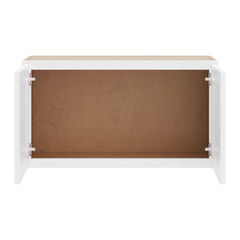 CNC Luxor 5-Piece White 33" W X 18" H Double Door Wall Cabinet