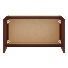 J&K Mahogany J5 Double Door Wall Cabinet - 33" W x 18" H